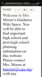 Mobile Screenshot of counselormoore.wikispaces.com