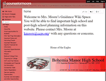 Tablet Screenshot of counselormoore.wikispaces.com