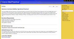 Desktop Screenshot of canon-macpreschool.wikispaces.com