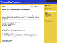 Tablet Screenshot of canon-macpreschool.wikispaces.com