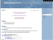 Tablet Screenshot of dibujoelectronico2012i.wikispaces.com