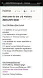 Mobile Screenshot of gillushistory4a.wikispaces.com