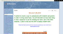Desktop Screenshot of amityscience.wikispaces.com