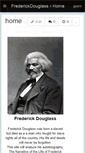 Mobile Screenshot of frederickdouglass.wikispaces.com