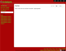 Tablet Screenshot of lindabjork.wikispaces.com