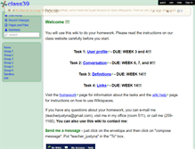 Tablet Screenshot of class39.wikispaces.com