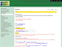 Tablet Screenshot of castlecollegeadvanceddiploma.wikispaces.com
