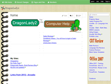 Tablet Screenshot of dragonlady2.wikispaces.com