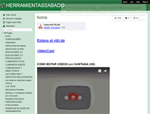 Tablet Screenshot of herramientassabado.wikispaces.com