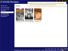 Tablet Screenshot of igcse-revision.wikispaces.com