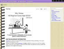 Tablet Screenshot of lroblee.wikispaces.com