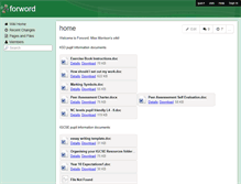 Tablet Screenshot of forword.wikispaces.com