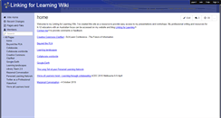 Desktop Screenshot of linkingforlearning.wikispaces.com