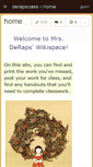 Mobile Screenshot of derapsclass.wikispaces.com