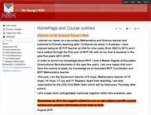 Tablet Screenshot of clyeung.wikispaces.com