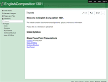 Tablet Screenshot of englishcomposition1301.wikispaces.com