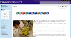 Desktop Screenshot of educaciontecnologica2119.wikispaces.com