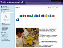 Tablet Screenshot of educaciontecnologica2119.wikispaces.com