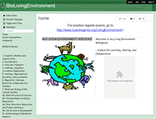 Tablet Screenshot of biolivingenvironment.wikispaces.com