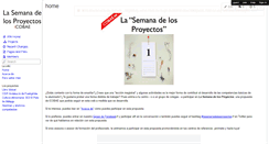Desktop Screenshot of lasemanadelosproyectos.wikispaces.com