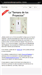 Mobile Screenshot of lasemanadelosproyectos.wikispaces.com