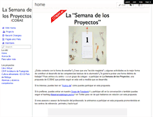 Tablet Screenshot of lasemanadelosproyectos.wikispaces.com