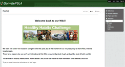 Desktop Screenshot of donvalepsl4.wikispaces.com