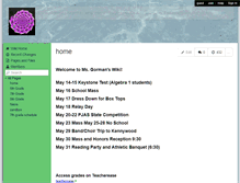 Tablet Screenshot of cgorman.wikispaces.com