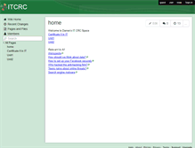 Tablet Screenshot of itcrc.wikispaces.com