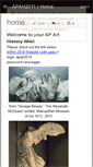 Mobile Screenshot of apah2011.wikispaces.com