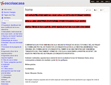 Tablet Screenshot of escolaacasa.wikispaces.com