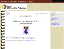 Tablet Screenshot of jccprojects.wikispaces.com