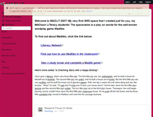 Tablet Screenshot of madlit.wikispaces.com