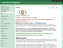 Tablet Screenshot of davidsonbriargreen.wikispaces.com