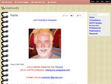 Tablet Screenshot of johnoversby.wikispaces.com