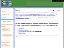 Tablet Screenshot of genefish.wikispaces.com