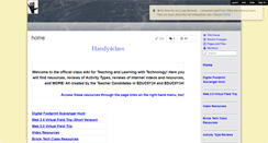 Desktop Screenshot of handy4class.wikispaces.com