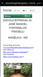 Mobile Screenshot of escolafragelliangelica.wikispaces.com