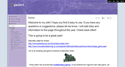 Desktop Screenshot of gaubert.wikispaces.com