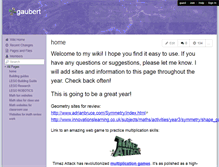 Tablet Screenshot of gaubert.wikispaces.com