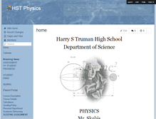 Tablet Screenshot of hstphysics.wikispaces.com