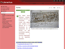 Tablet Screenshot of literachus.wikispaces.com