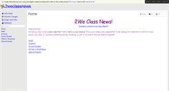 Desktop Screenshot of 2weclassnews.wikispaces.com