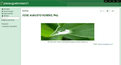 Desktop Screenshot of joseaugustorosero1.wikispaces.com
