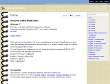 Tablet Screenshot of fiskeenglishteacher.wikispaces.com