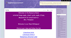 Desktop Screenshot of eaglesresourceroom.wikispaces.com