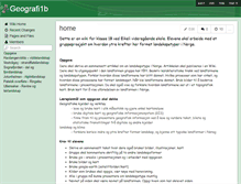 Tablet Screenshot of geografi1b.wikispaces.com