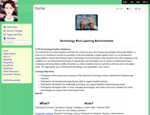 Tablet Screenshot of ccpstechpd.wikispaces.com