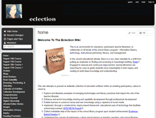 Tablet Screenshot of eclection.wikispaces.com