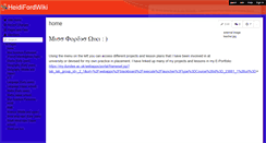 Desktop Screenshot of heidifordwiki.wikispaces.com